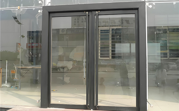 石河子玻璃地弹门