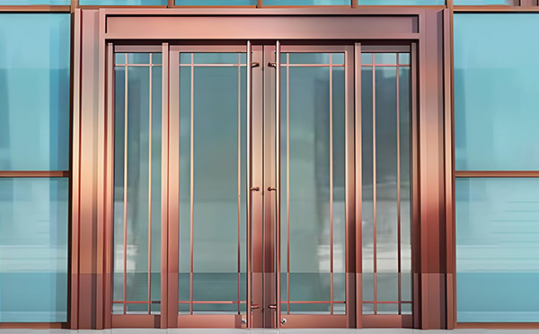 石河子玻璃地弹门